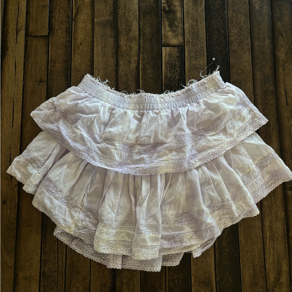 LOVESHACKFANCY Ruffle Skirt